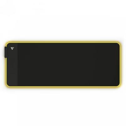Mousepad Game Factor Mpg500, Rgb, Lx Extra Largo, Microfibra, Color Negro