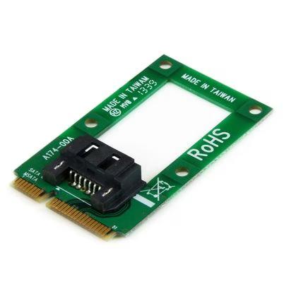 Startech.Com Adaptador Msata A Sata Para Disco Duro O Ssd - Tarjeta Conversora Mini Sata A Sata