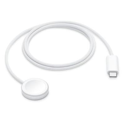 Cable De Carga Magnética Apple Mw493am/A Genero Macho Conectores Usb-C Longitud De Cable 1 M Material Pvc Compatible Con Apple Watch Ultra 2 Apple Watch Series 9 Apple Color Blanco