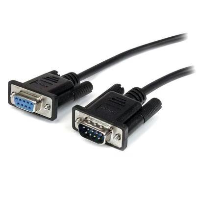Startech.Com Cable 1m Extensión Directo Straight Through Serie Serial Rs232 Vídeo Ega Db9 Macho A Hembra
