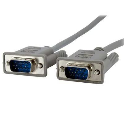 Startech.Com Cable De Vídeo 1, 8m Para Monitor Vga - Hd15 Macho A Macho - Gris