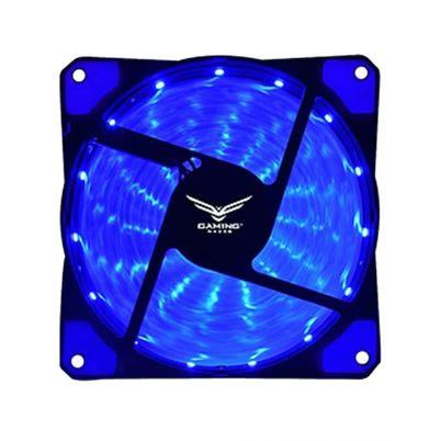 Ventilador Naceb Na-0919a Led Azul, 120mm, 1200rpm, Negro