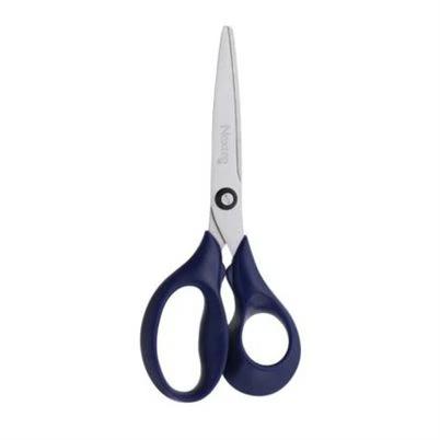 Tijera Nextep Econopack Ne-141s (6") Tamaño Chico Mango Bimaterial Material Acero Inoxidable Con Acabado Satinado Color Azul