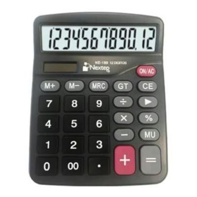 Calculadora Nextep Ne-189 Básica 12 Dígitos 1 Linea Negro