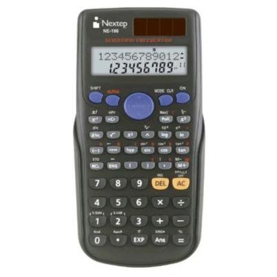 Calculadora Nextep Ne-196 Cientifica 12 Digitos Negro
