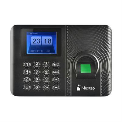 Control De Acceso Y Asistencia Biométrico Nextep Ne-230 (2.4") Lcd 1000 Huellas , 1000 Contraseñas Negro