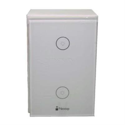 Interruptor Nextep Ne-266d 800w Atenuador De Luz Inalámbrico 2 Botone(S) Google Asistente Blanco