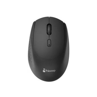 Mouse Nextep Pro Ne-408b Detección De Movimiento Óptico Resolución De Movimiento 1600 Dpi Conectividad Inalámbrica Bluetooth 4 Botone(S) Recargable Color Negro