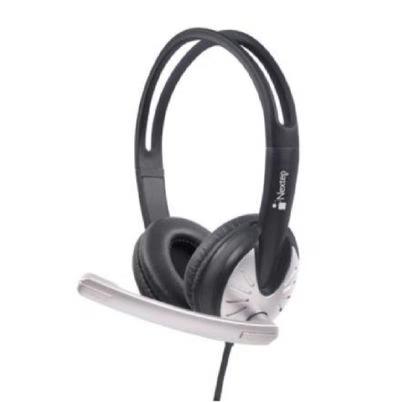 Audífonos Nextep Ne-425c Diadema Usb Alámbrico Micrófono Boom Negro, Blanco
