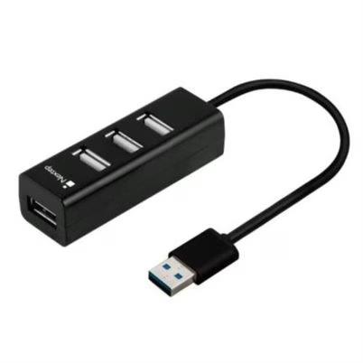 Hub De Interfaz Nextep Ne-444 4 Puerto(S) Usb 2.0 Alámbrico Transferencia 480 Mbit/S Indicadores Led Acero