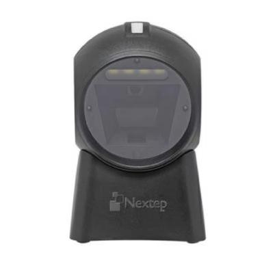 Lector De Códigos De Barras Nextep Ne-505 1d/2d Omnidireccional Alámbrico Usb Negro