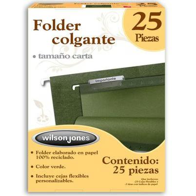 Carpeta Colgante Acco P3636 Panorámica Carton Verde 25 Pieza(S)