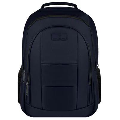 Mochila Perfect Choice Confort Pc-084297 (15.6") Bolsa Frontal, Bolsa Lateral Tirantes Acojinados Material De Elaboración Poliuretano Poliéster Color Del Producto Azul