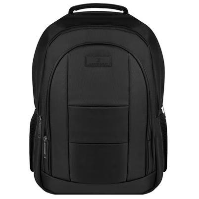 Mochila Perfect Choice Confort Pc-084549 (15.6") Bolsa Frontal, Bolsa Lateral Tirantes Acojinados Material De Elaboración Poliuretano Poliéster Color Del Producto Negro