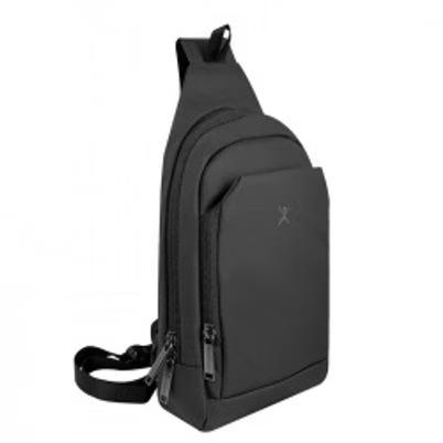 Bolsa Cruzada Perfect Choice Pc-085041 Material De Elaboración Poliéster Color Del Producto Negro