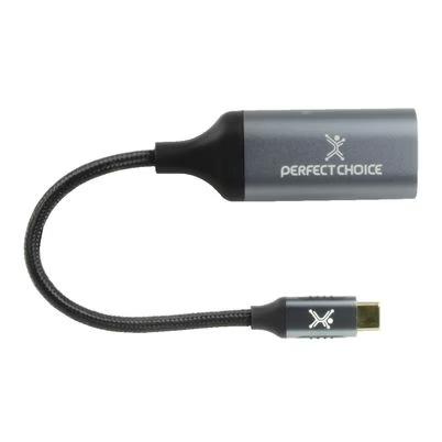 Perfect Choice Adaptador Usc C Macho - Rj-45 Macho, Negro Pc-101277