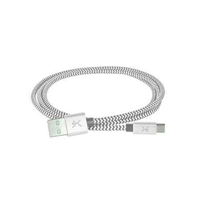 Cable Usb Perfect Choice Pc-101673 Macho/ Macho Usb C/Usb A 1 M Blanco, Gris