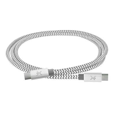 Cable Usb Perfect Choice Pc-101697 Macho/ Macho Usb C/Usb C 1 M Blanco, Gris