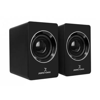 Perfect Choice Bocinas Para Computadora Mosso, Alámbrico, 2.0, Usb, Negro Pc-112914