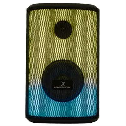 Bocina Perfect Choice Rampage Profesional Portable Rgb 30w Inalámbrico-Bluetooth 4000mah Negro