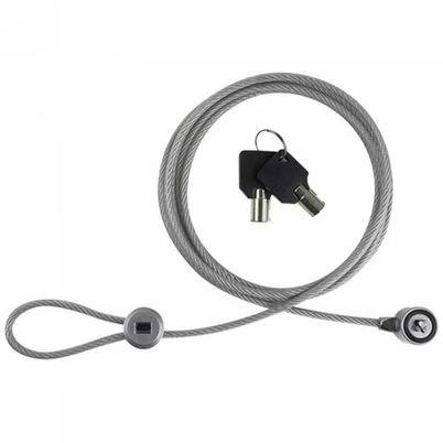Perfect Choice Candado De Llave Para Laptops Pc-160076, 2 Metros, Gris