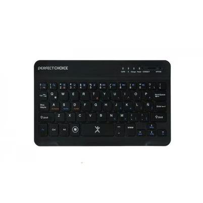 Teclado Perfect Choice Mini Pc-200932, Bluetooth, Usb, Negro (Español)