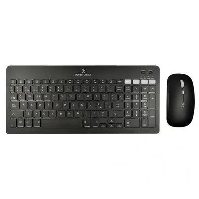 Kit De Teclado Y Mouse Perfect Choice Pc-201373 Resolución De Movimiento 1600 Dpi Conectividad Inalámbrico Bluetooth Rf Alcance Inalámbrico 10m Color Del Producto Negro