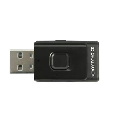 Adaptador De Audio Perfect Choice Pc-331155 Inalambrico Bluetooth 5.0 Usb-A Negro