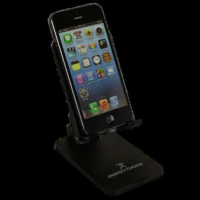 Base De Escritorio Perfect Choice Para Smartphone Pc-332961 Plegable, Portable Polipropileno Negro