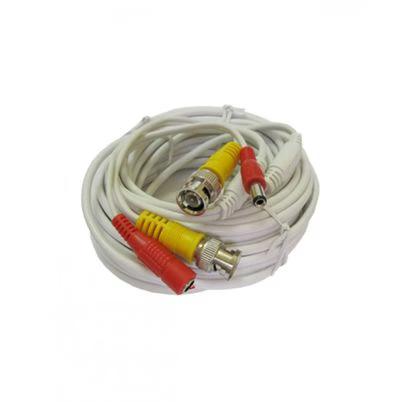 Cable Coaxial Provision-Isr Pr-Ca20 Macho A Macho 20 Metros Blanco