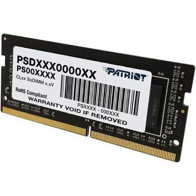Módulo De Memoria Ram Patriot Memory Signature Psd48g32002 Tipo Ddr4-Sdram Capacidad De Almacenamiento 8gb 3200 Mhz 288-Pin Dimm Color Del Producto Negro