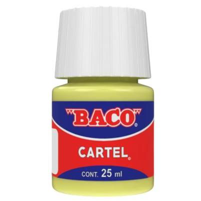 Pintura Baco Cartel #80 Ptpna0110 Contenido Neto 25 Ml Secado Rápido, No Toxica Presentación 25 Ml Color Del La Pintura Amarillo Pastel