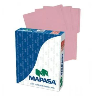 Carpeta Mapasa Pu0034 Tamaño Oficio Panorámica Cartulina Color Rosa Pastel 100 Pieza(S)