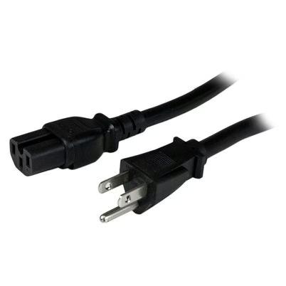 Startech.Com Pxt515c158 Cable De Transmisión Negro 2, 4 M Nema 5-15p C15 Acoplador