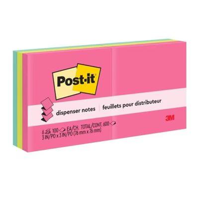 Notas Adhesivas 3m Post It Pop-Up R330-An Material Papel Contenido Del Paquete 6 Bloques Con 100 Hojas Color Rosa Neon