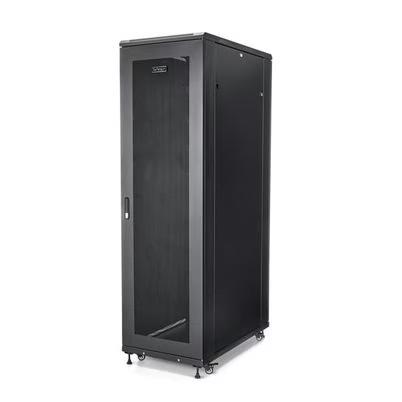 Gabinete De Pared Startech.Com Rk4236bkb (42u) Capacidad 907 Kg 4 Postes Paneles Laterales Desmontables Acero Negro