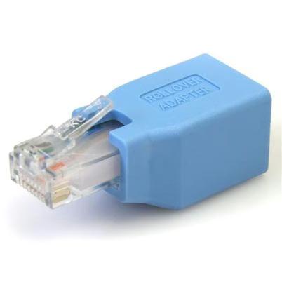 Adaptador Rollower Startech.Com Rollover Rj-45 Genero Macho / Hembra Conectores Rj-45 / Rj-45 Material De La Cubierta Pvc Color Azul