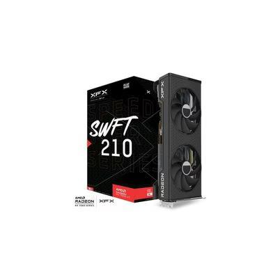 Tarjeta De Video Xfx Amd Radeon Rx 7600xt Speedster Swft 210 Dual Fan/ 16gb/ Gddr6/ Pcie 4.0/128 Bit/Gama Media