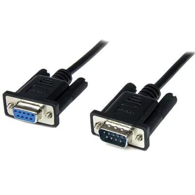 Startech.Com Cable 1m Módem Nulo Null Serie Serial Db9 Hembra A Macho - Negro