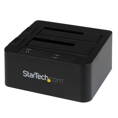 Estación De Acoplamiento Startech.Com Sdock2u33eb (3.5") Alámbrico Usb B 3.2 2 Bahia(S) Transferencia 6 Gbit/S Sata Iii, Esata Negro