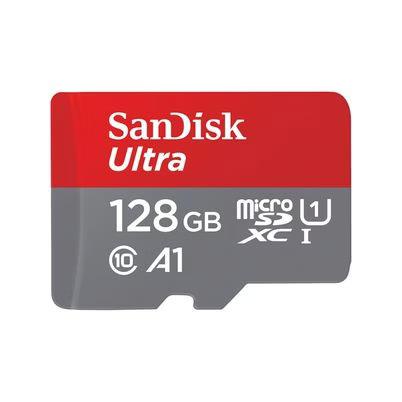 Memoria Flash Sandisk Ultra Microsd Microsdxc 128gb Uhs-I Clase 10 Con Adaptador