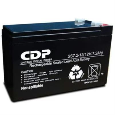 Batería De Remplazo Cdp Slb 12-7.0 30kva 12v 7ah Plomo-Acido Negro