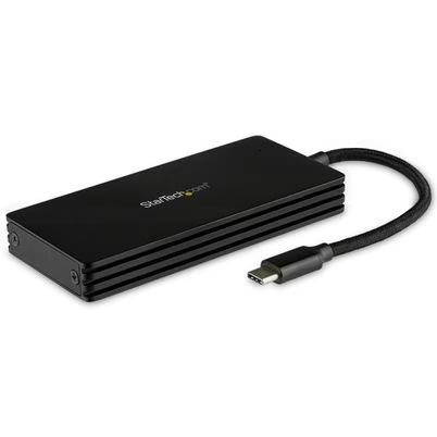 Gabinete Para Ssd Externo Startech.Com Sm21bmu31ci3 Usb 3.2 6 Gbit/S Aluminio Negro
