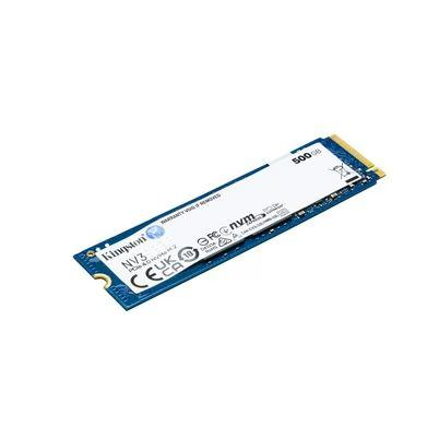 Unidad De Estado Solido Interna Kingston Technology Nv3 Snv3s/500g Capacidad De Almacenamiento 500gb Ssd Interfaz Pci Express 4.0 Tipo De Memoria 3d Nand Color Del Producto Azul