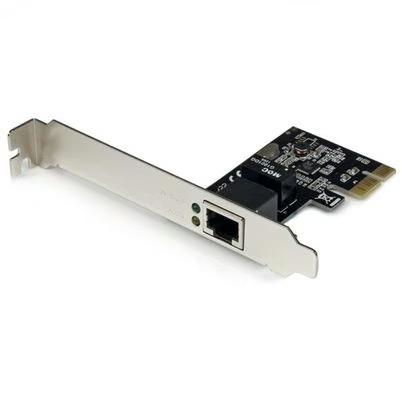 Startech.Com Adaptador Tarjeta De Red Nic Pci Express Pci-E De 1 Puerto Gigabit Ethernet - 1x Rj45 Hembra - Perfil Doble