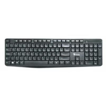 Teclado Stylos Stptec4b Inalámbrico Usb Rf-Inalámbrica Negro Español