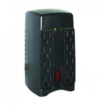 Regulador Vica T-1, 400w, 750va, Entrada 127v, Salida 120v, 8 Contactos