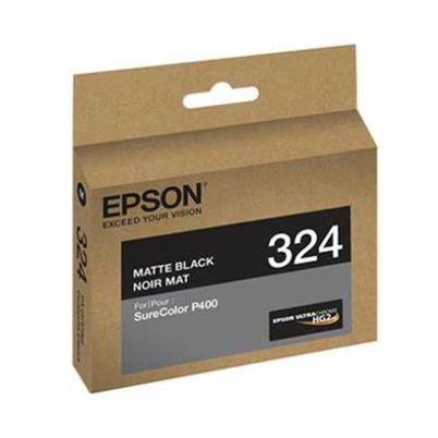 Cartucho De Tinta Epson Ultra Chrome T324820-Al Color De Impresión Negro Mate Contenido Neto De 14 Ml Compatible Con Impresoras Sure Color Photo P400
