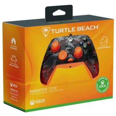 Control Turtle Beach Rematch Core Tbc-2001-95 Conectividad Alámbrica Interfaz Usb-C Tecnología De Control Analógico/Digital Longitud Del Cable 2.5 M Compatible Con Xbox Series X, Xbox Series S, Xbox One Color Negro, Naranja
