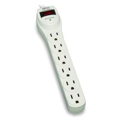 Supresor De Sobretensiones Tripp Lite Tlp602 1800w 120v 180j 7 Contactos Blanco